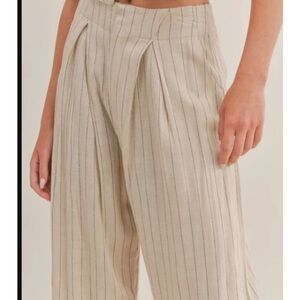 Sage The Label Forever Muse Pinstripe Pants women’s M NWT